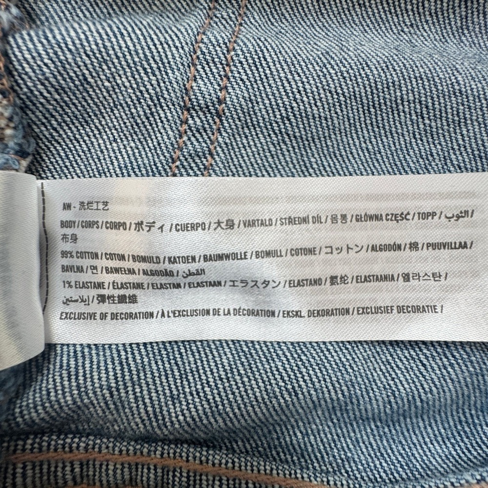 Social Tourist A&F Cargo Jeans Womens 11R W30 Ultra High Rise Wide Leg Baggy NEW - Picture 13 of 16